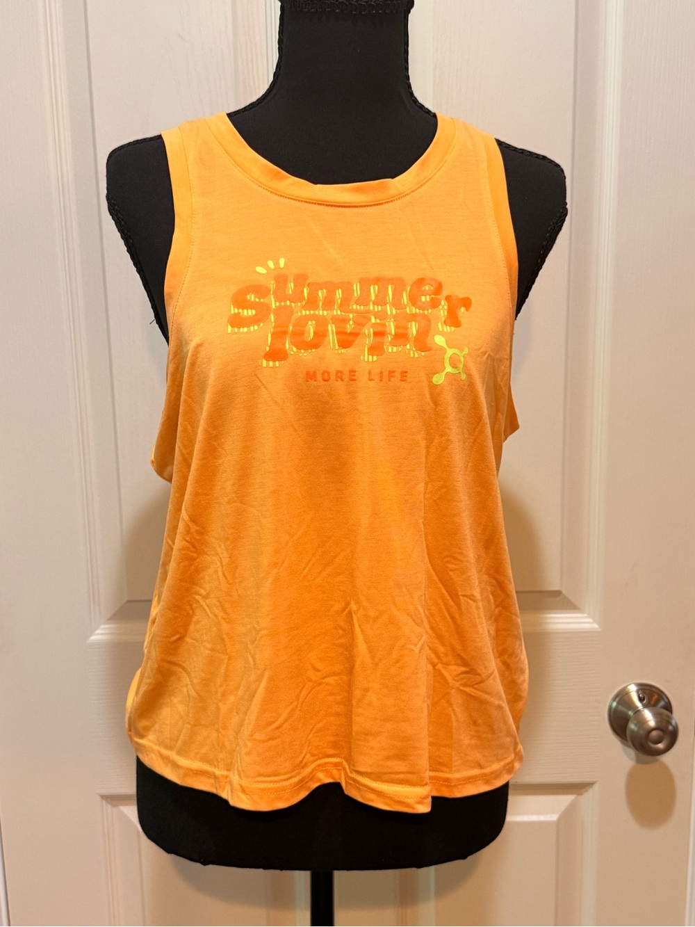 Orangetheory Bright Orange 'Summer Lovin' Graphic Medium Tank
